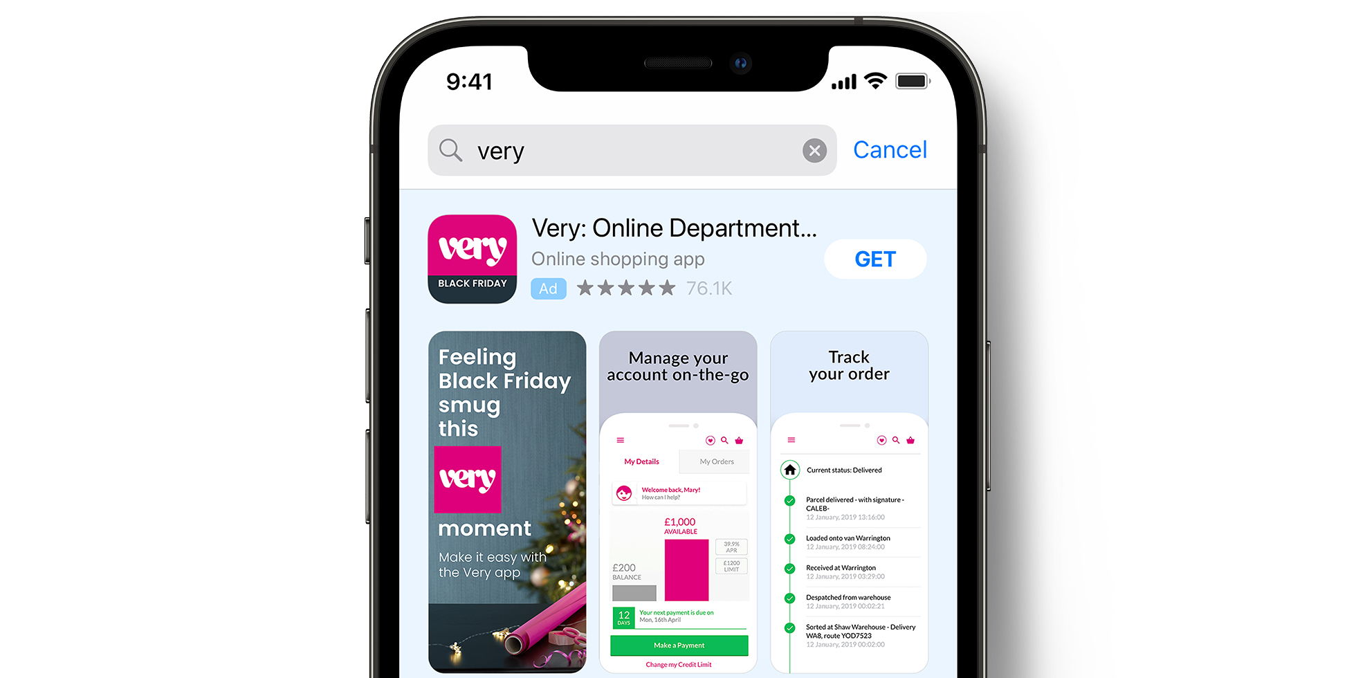 Very on the App Store 